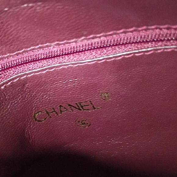 Chanel Lambskin Diamond Stitch Fringe Camera Bag #2808 Needs Repair READ - Picture 14 of 16